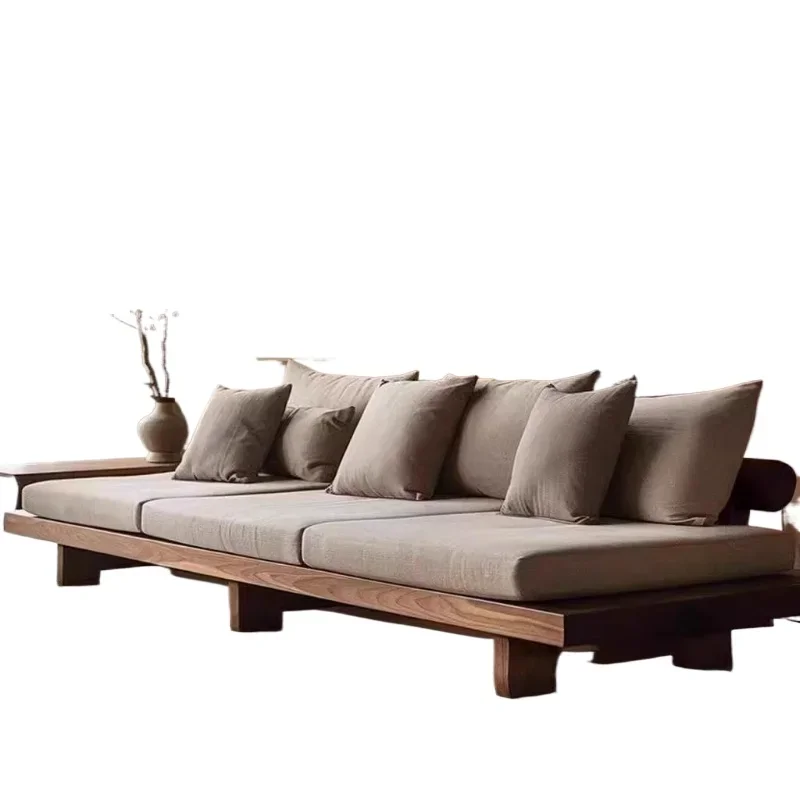 Outdoor solid wood sofa, log modern living room, lonely wind model room, villa multi-person homestay teak sofa furniture
Outdoor solid wood sofa, log modern living room, lonely wind model room, villa multi-person homestay teak sofa furniture