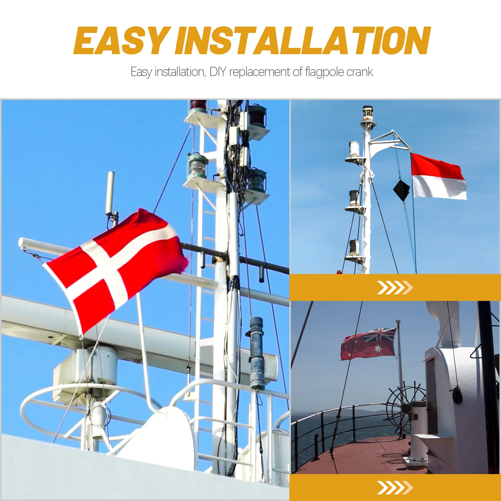 Manual Crank Handle Flagpole Elevator Replacement Tool Durable Winch Handle for Flags Easy Installation DIY Boat Flag Lifter
Manual Crank Handle Flagpole Elevator Replacement Tool Durable Winch Handle for Flags Easy Installation DIY Boat Flag Lifter