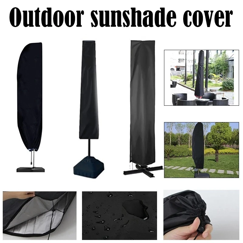 Waterproof Oxford Cloth Outdoor Sunshade Umbrella Cover Garden Weatherproof Patio Cantilever Parasol Rain Cover Accessories
Waterproof Oxford Cloth Outdoor Sunshade Umbrella Cover Garden Weatherproof Patio Cantilever Parasol Rain Cover Accessories