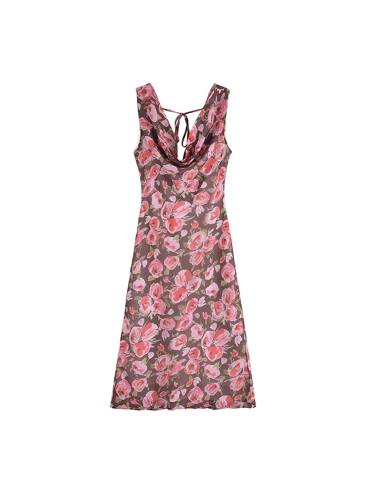 2025 Women Summer Tank Dress Fashion Vintage Sleeveless Floral Print Female Elegant Street Dresses Clothing
2025 Women Summer Tank Dress Fashion Vintage Sleeveless Floral Print Female Elegant Street Dresses Clothing