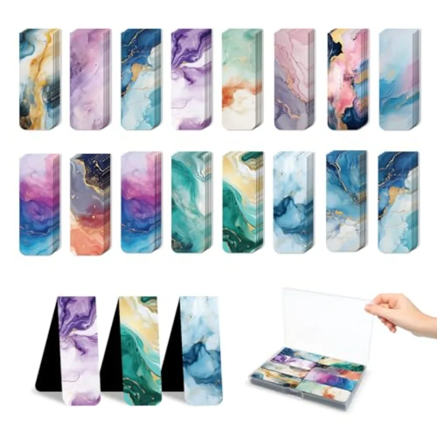 Pieces Magnetic Bookmarks Magnet Page Markers - Book Marks for Reading Women and Men with Storage Boxes - Cute Magnet Bookmark
Pieces Magnetic Bookmarks Magnet Page Markers - Book Marks for Reading Women and Men with Storage Boxes - Cute Magnet Bookmark