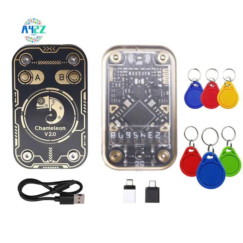 A42Z-Chameleon V2.0 RFID Smart Chip Reader Emulator+3Xuid/CUID Keychain 125Khz 13.56Mhz Card Decode Chameleon NFC Duplicator
A42Z-Chameleon V2.0 RFID Smart Chip Reader Emulator+3Xuid/CUID Keychain 125Khz 13.56Mhz Card Decode Chameleon NFC Duplicator