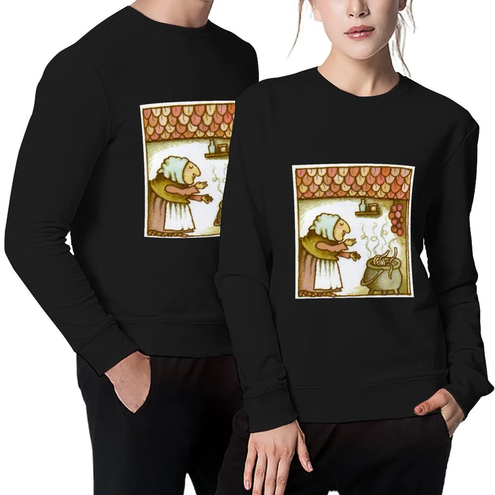 Strega Nona Blowing Kisses to Pasta Pot Pullover korean style clothes men clothes men's clothing men clothing hooded sweatshirts
Strega Nona Blowing Kisses to Pasta Pot Pullover korean style clothes men clothes men's clothing men clothing hooded sweatshirts