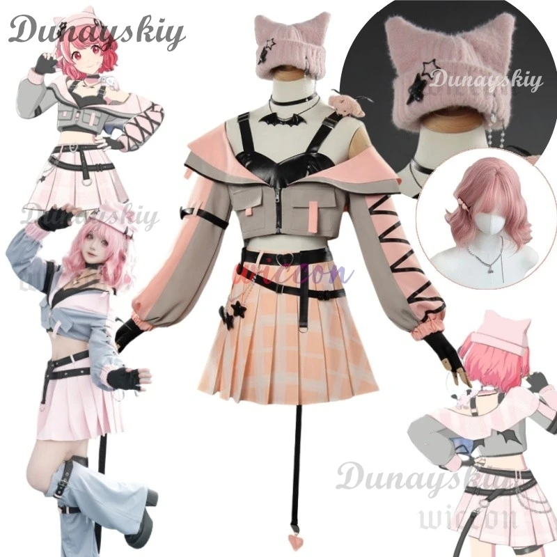 Anime PJSK Momoi Airi Cosplay Dress Costume MORE MORE JUMP! Halloween Suit For Women Men Outfit Carnival Party Wig Accessories
Anime PJSK Momoi Airi Cosplay Dress Costume MORE MORE JUMP! Halloween Suit For Women Men Outfit Carnival Party Wig Accessories