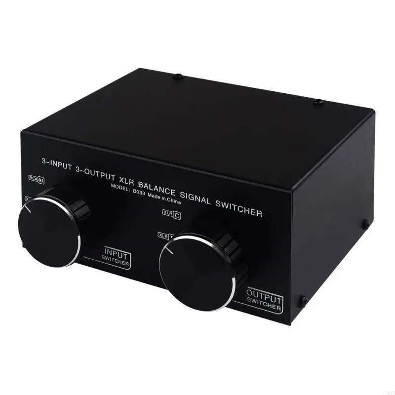 3 Inputs and 3 Outputs Balanced Switcher Balanced to Unbalanced Singal
3 Inputs and 3 Outputs Balanced Switcher Balanced to Unbalanced Singal