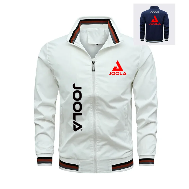 JOOLA Logo Print Windbreaker Jacket, Men's Breathable Zip Up Track Jacket, Casual Sportswear for Outdoor & Fitness
JOOLA Logo Print Windbreaker Jacket, Men's Breathable Zip Up Track Jacket, Casual Sportswear for Outdoor & Fitness