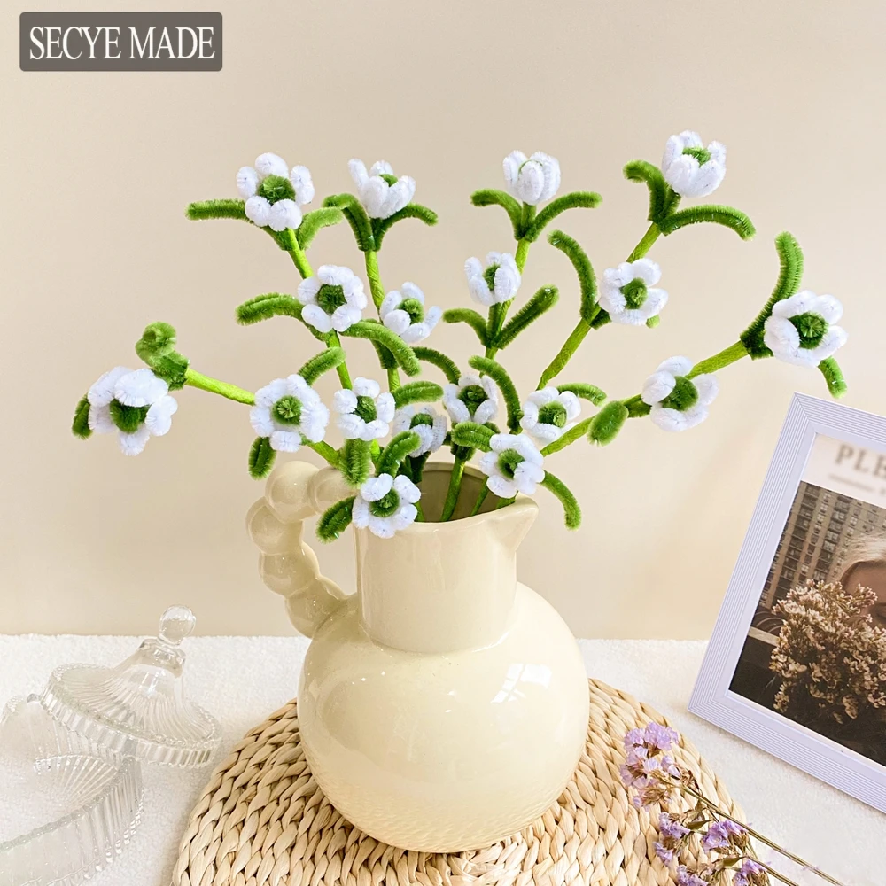 1PC Simple White Simulation Flowers Handmade Pipe Plush Fake Flowers Decoration Home Office Desktop Ornaments K91
1PC Simple White Simulation Flowers Handmade Pipe Plush Fake Flowers Decoration Home Office Desktop Ornaments K91