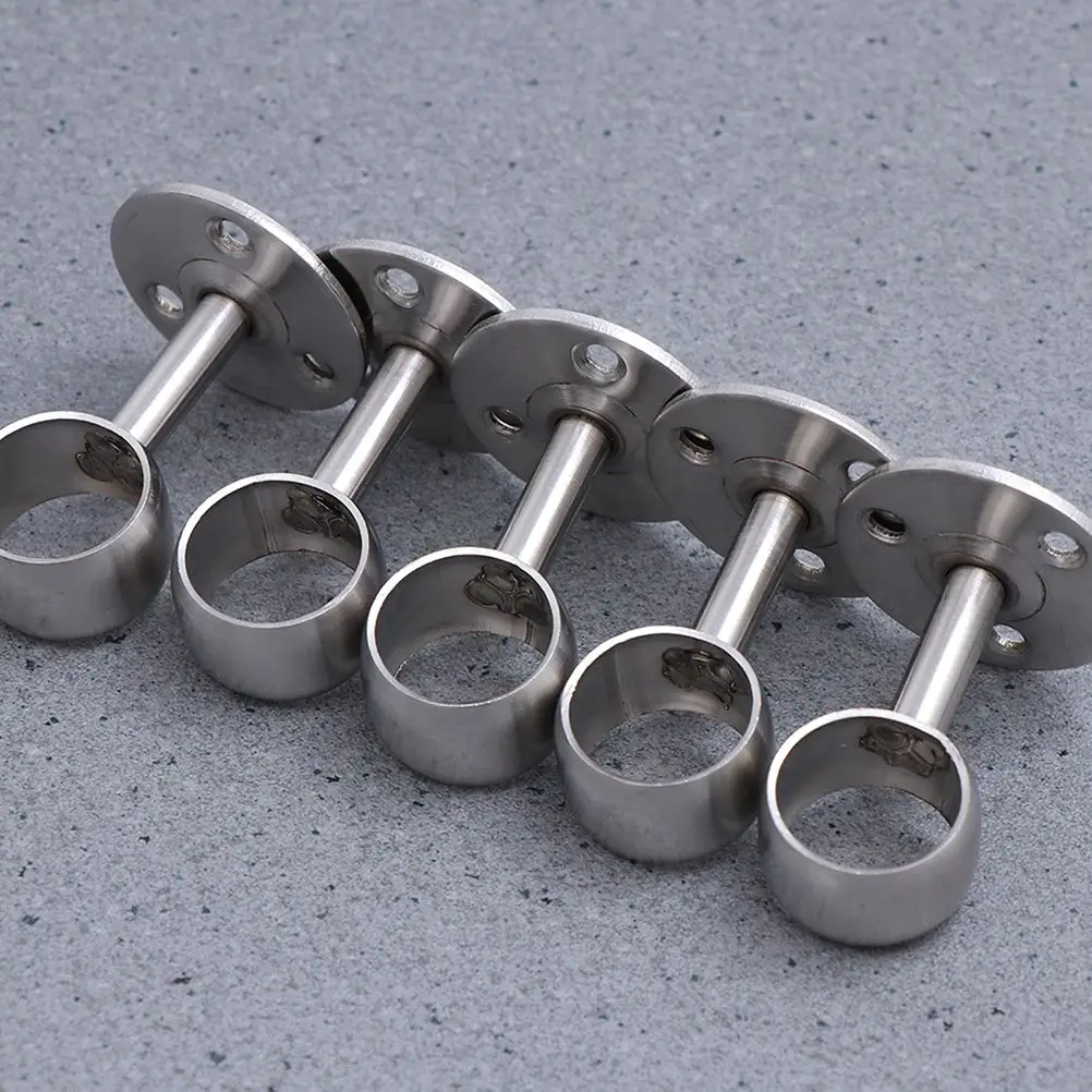 4 Pcs Stainless Steel Closet Rod Holder Bracket Silver Double Wardrobe Rail RustProof Multifunctional Hardware
4 Pcs Stainless Steel Closet Rod Holder Bracket Silver Double Wardrobe Rail RustProof Multifunctional Hardware