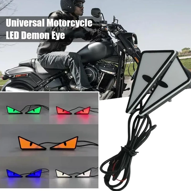 Universal Car LED Devil Eyes Light Motorcycle Mini Turn Signal Flasher Tail Lamp Auto Decoration Lights Demon Eyes Headlight
Universal Car LED Devil Eyes Light Motorcycle Mini Turn Signal Flasher Tail Lamp Auto Decoration Lights Demon Eyes Headlight