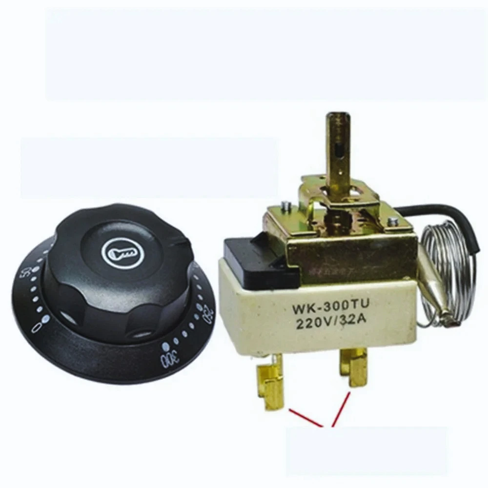 1PC 32A High-power Thermostat Switch Temp Knob Electric Cake Pan Boiler Fryer Adjustable Temp Controller 30-110/50-300℃
1PC 32A High-power Thermostat Switch Temp Knob Electric Cake Pan Boiler Fryer Adjustable Temp Controller 30-110/50-300℃