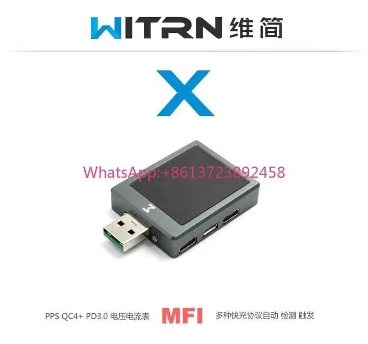WITRN USB tester U3 voltage and current meter PD3.1 decoy 28V fusion fast charging UFS aging EPR
WITRN USB tester U3 voltage and current meter PD3.1 decoy 28V fusion fast charging UFS aging EPR