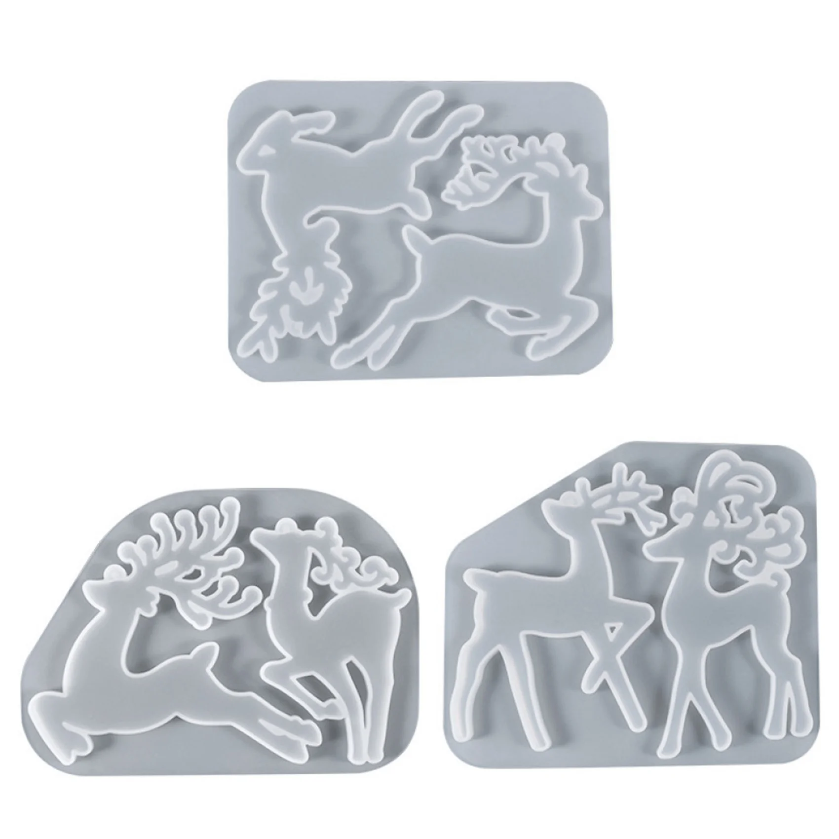 AB7-3PCS Christmas Elk Shaped Silicone Mold DIY Epoxy Resin Mold Deer Elk Mold Christmas Tree Pendant Decoration Elk Mould
AB7-3PCS Christmas Elk Shaped Silicone Mold DIY Epoxy Resin Mold Deer Elk Mold Christmas Tree Pendant Decoration Elk Mould