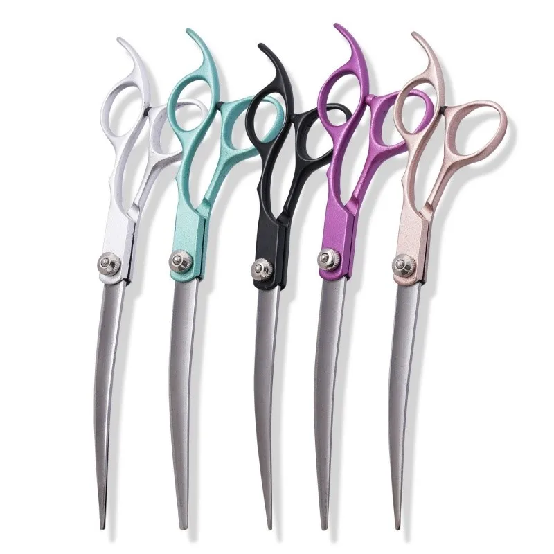 7.0Colorful Paint Split Cutting Pet Grooming Scissors Curved Upturned Scissors Grooming Clipper With 5 Colors Choose Tools Brush
7.0Colorful Paint Split Cutting Pet Grooming Scissors Curved Upturned Scissors Grooming Clipper With 5 Colors Choose Tools Brush