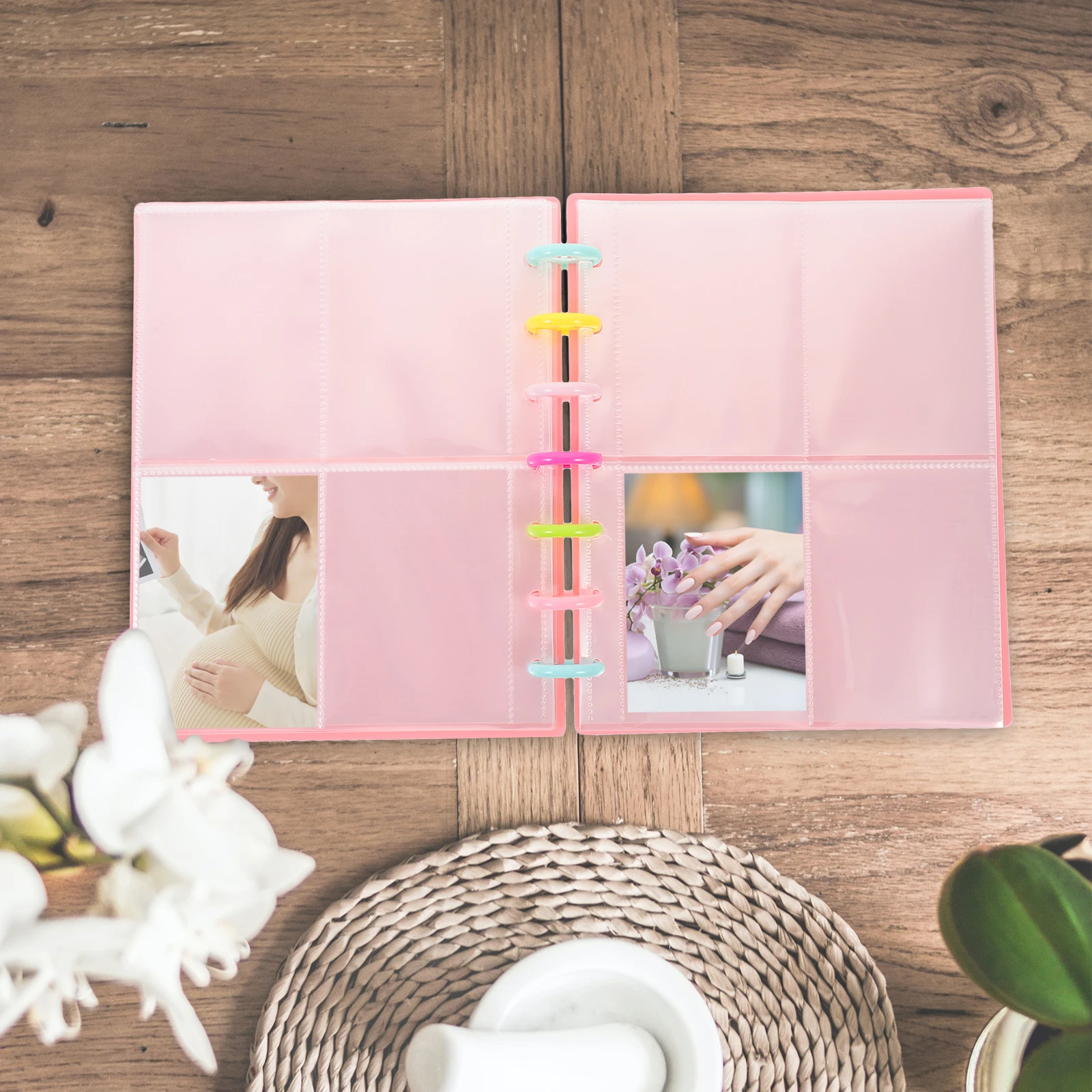 Mushroom Button Photo Album Mini Small Book with Pockets Cute Picture Storage Folder for Photos Cards Lightweight Portable 
Mushroom Button Photo Album Mini Small Book with Pockets Cute Picture Storage Folder for Photos Cards Lightweight Portable