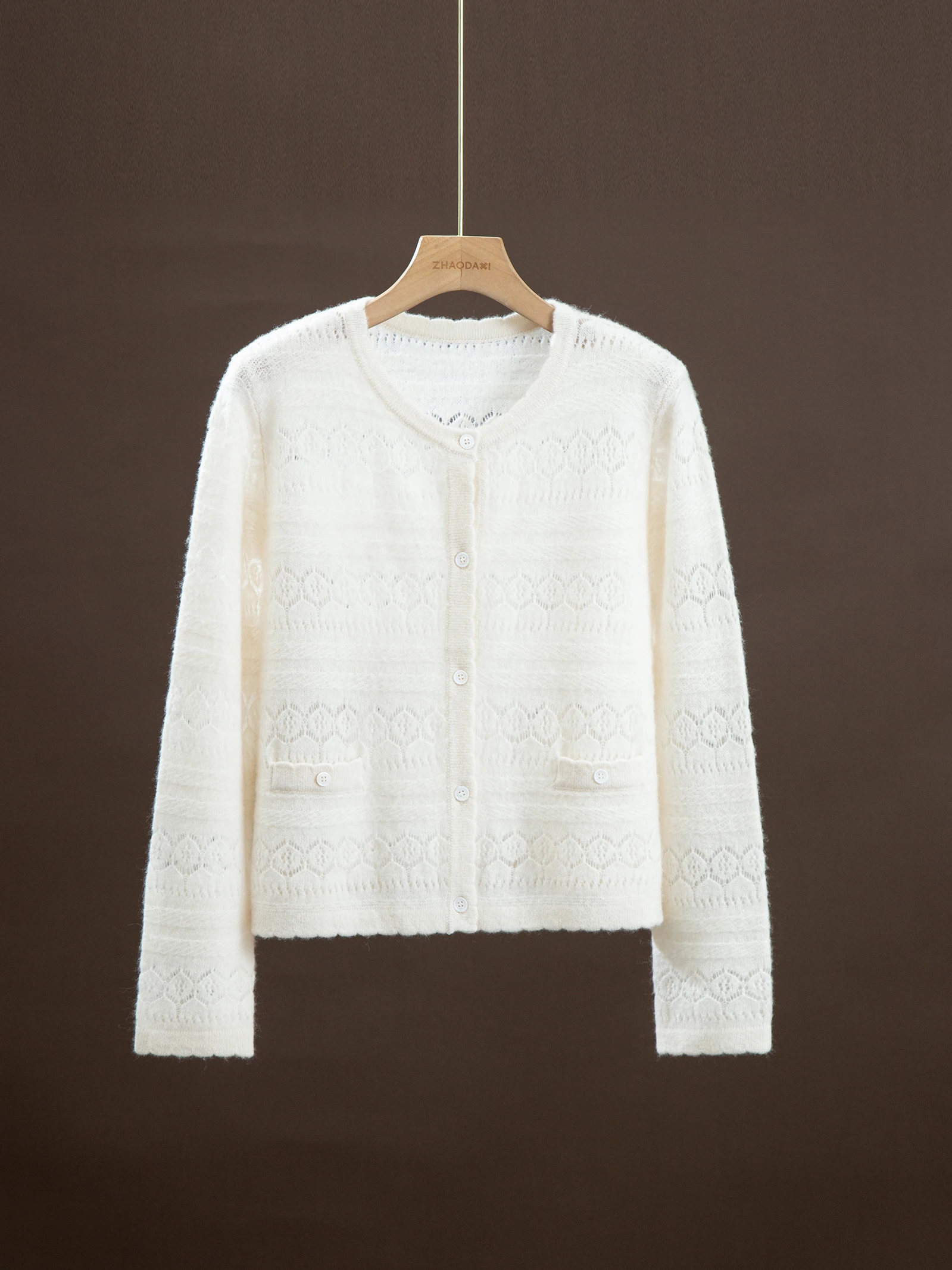 Romantic Knitted Sweater Wool Camere 3D Hollow Hooking Crt Soft French Sle Long Sve Open Cardigan for Women
Romantic Knitted Sweater Wool Camere 3D Hollow Hooking Crt Soft French Sle Long Sve Open Cardigan for Women