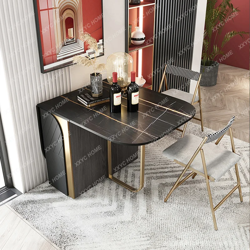 SLFolding Dining Table Set 4 Chairs Luxury Dining Table Decorate Simple Mesas Y Sillas De Comedor Kitchen Furniture
SLFolding Dining Table Set 4 Chairs Luxury Dining Table Decorate Simple Mesas Y Sillas De Comedor Kitchen Furniture
