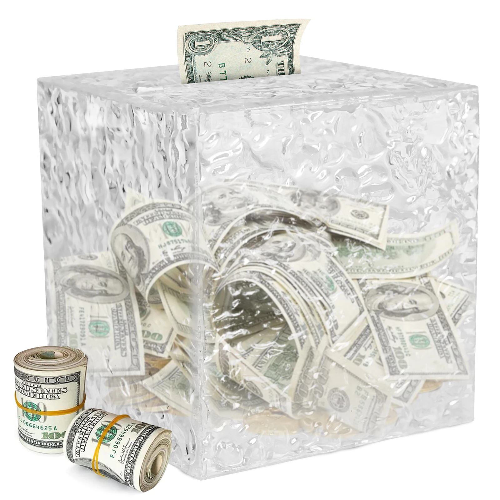 Diamond Texture Acrylic Piggy Bank, Transparent Secure Money Jar with Anti, Lockable Savings Container for Kids Adults
Diamond Texture Acrylic Piggy Bank, Transparent Secure Money Jar with Anti, Lockable Savings Container for Kids Adults