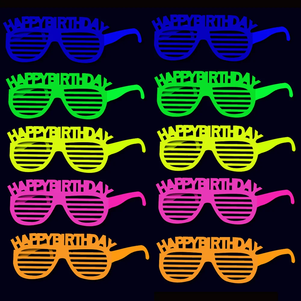 10Pcs 5Color Black Light Paper Glasses UV Neon Glasses Halloween Christmas Wedding Neon Glow in the Dark Birthday Party Supplies
10Pcs 5Color Black Light Paper Glasses UV Neon Glasses Halloween Christmas Wedding Neon Glow in the Dark Birthday Party Supplies