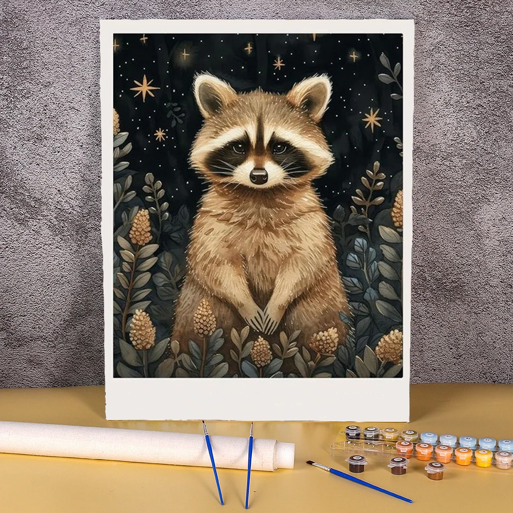 Little Raccoon Painting By Numbers For Adults DIY Kits HandPainted On Canvas Frameless Oil Picture Drawing Coloring By Number
Little Raccoon Painting By Numbers For Adults DIY Kits HandPainted On Canvas Frameless Oil Picture Drawing Coloring By Number