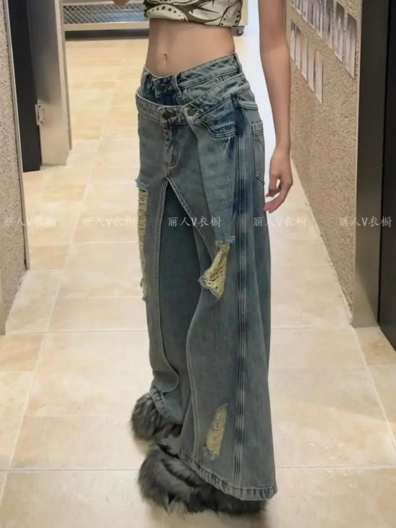 2025 Y2k Baggy Wide Leg Jeans Women Vintage Streetwear Washed Denim Pants Grunge Basic Slouchy Blue Trousers Femme Spring
2025 Y2k Baggy Wide Leg Jeans Women Vintage Streetwear Washed Denim Pants Grunge Basic Slouchy Blue Trousers Femme Spring