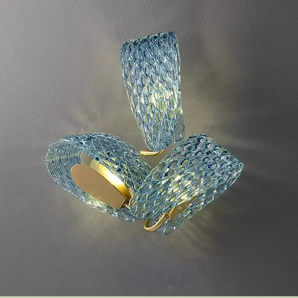 Modern Copper Bedroom Bedsides Wall Lamp Blue Scale Glass Corridor Balcony Hallway Mirror Front Bathroom Wall Lighting
Modern Copper Bedroom Bedsides Wall Lamp Blue Scale Glass Corridor Balcony Hallway Mirror Front Bathroom Wall Lighting