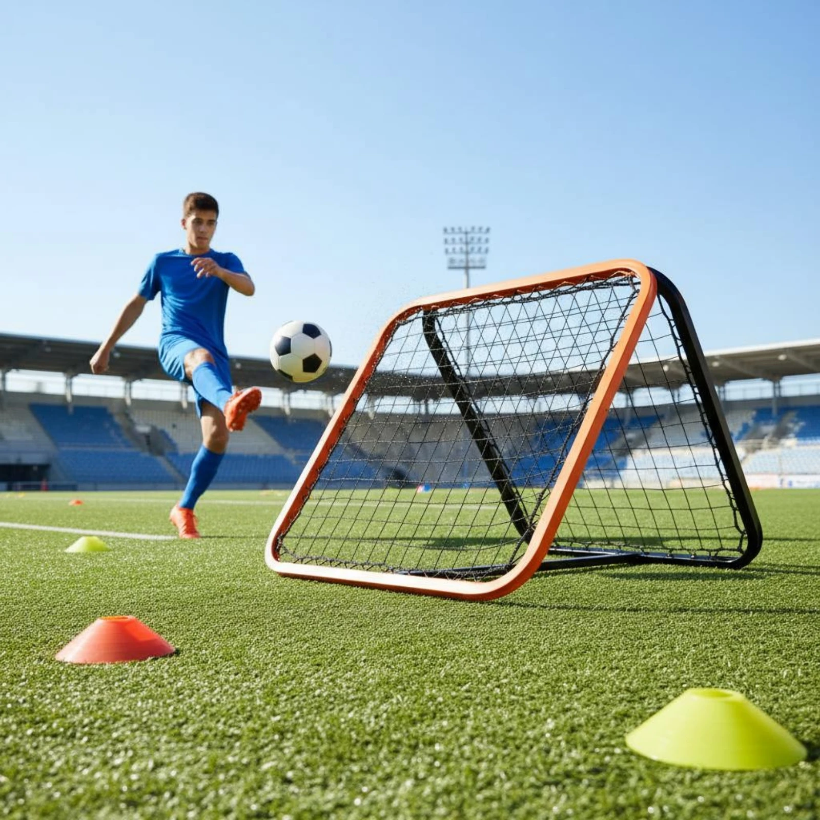 Soccer Rebound Net Portable Soccer Rebounder Net Football Training Rebounder Compact Storage Sports Gear Long-Lasting Frame
Soccer Rebound Net Portable Soccer Rebounder Net Football Training Rebounder Compact Storage Sports Gear Long-Lasting Frame