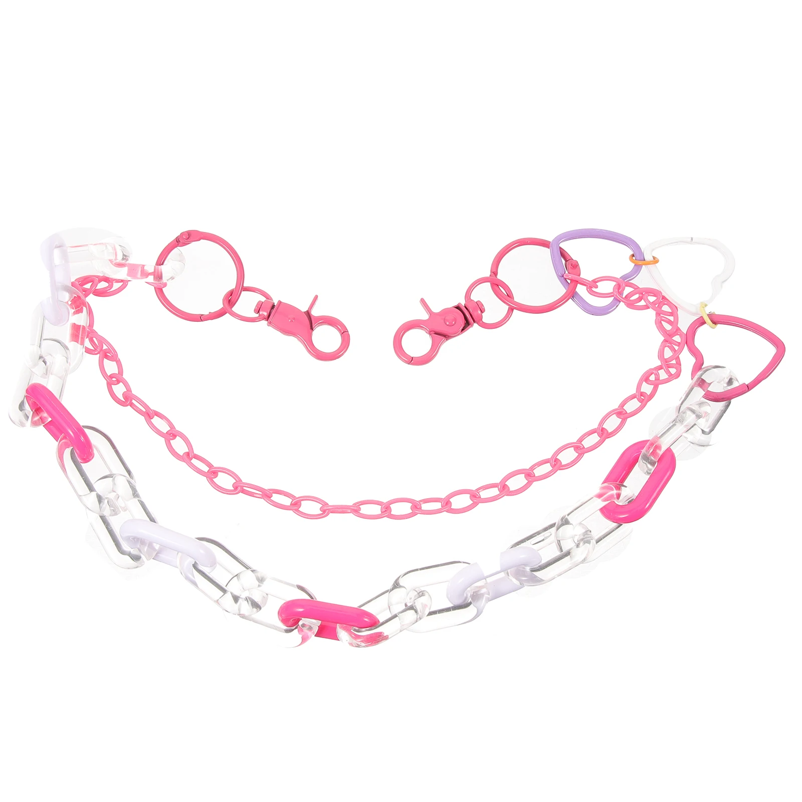Acrylic Love for Jeans Pants Belt Chain Trousers Chain Accessories Pink Easy Clean Pants Tightener For Waist Stylish Flair
Acrylic Love for Jeans Pants Belt Chain Trousers Chain Accessories Pink Easy Clean Pants Tightener For Waist Stylish Flair