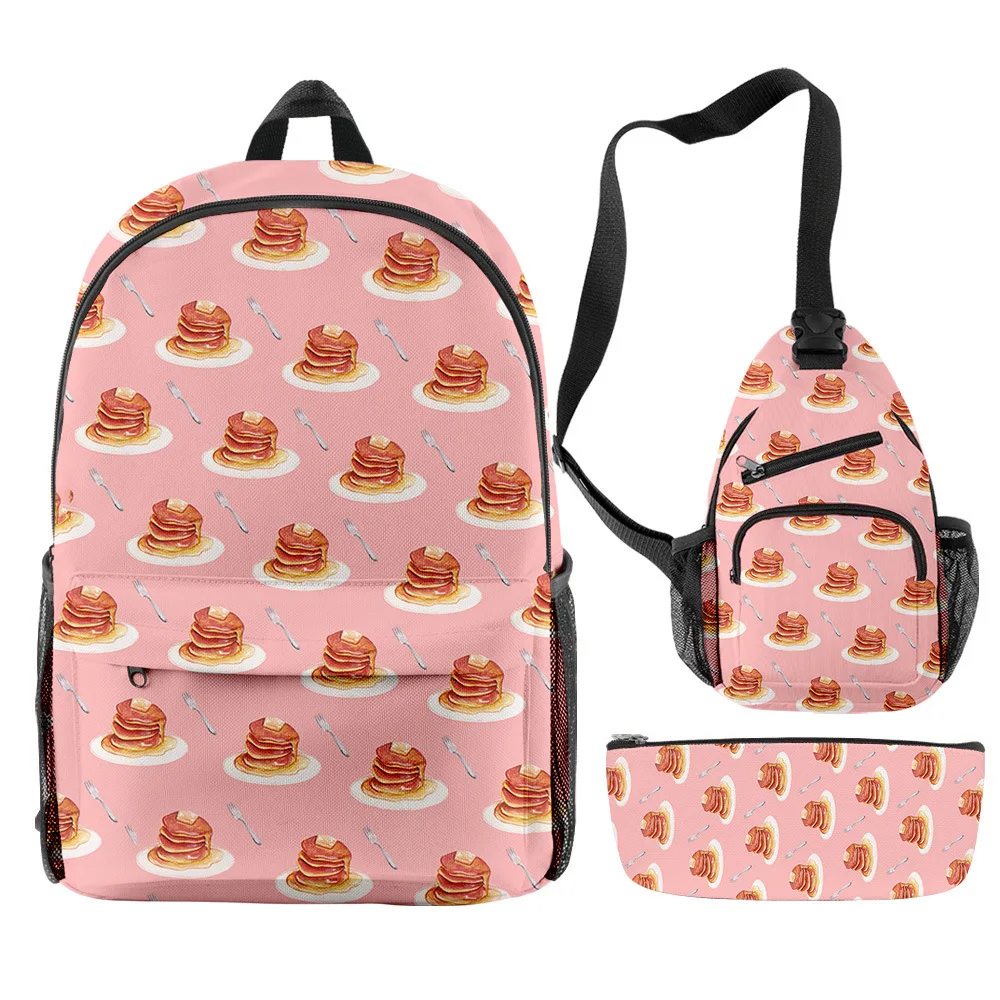 Harajuku Popular Funny Cartoon food 3D Print 3pcs/Set pupil School Bags Travel Laptop Backpack Chest Bag Pencil Case
Harajuku Popular Funny Cartoon food 3D Print 3pcs/Set pupil School Bags Travel Laptop Backpack Chest Bag Pencil Case
