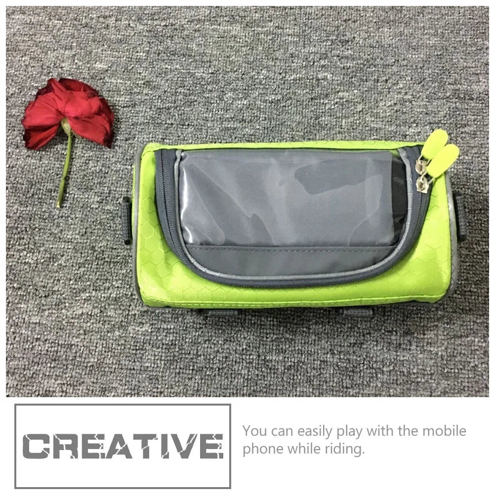Handlebar Bag Large Capacity Touchscreen Compatible Cylinder Pouch for Outdoor Cycling Travel Convenient Access
Handlebar Bag Large Capacity Touchscreen Compatible Cylinder Pouch for Outdoor Cycling Travel Convenient Access