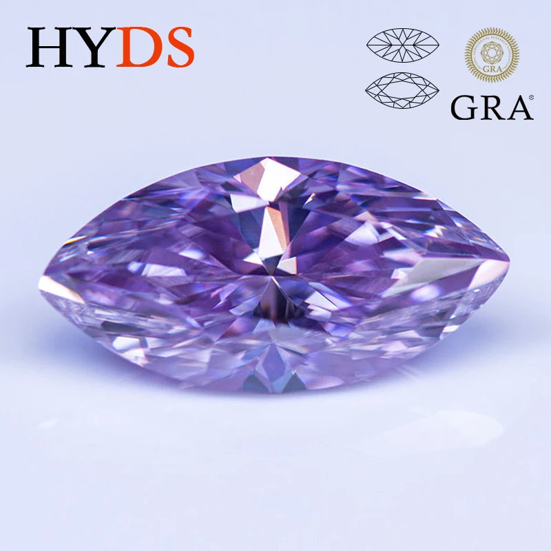 Moissanite Stone Light Purple Color VVS1 Marquise Shape Charms Beads for DIY Jewelry Making Bracele Necklace GRA Certificate
Moissanite Stone Light Purple Color VVS1 Marquise Shape Charms Beads for DIY Jewelry Making Bracele Necklace GRA Certificate