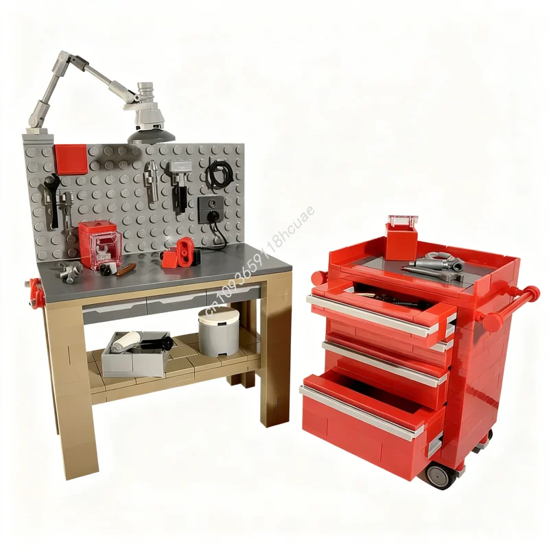381pcs MOC Tool Chest Workbench Zachary Steinman Creator Model Building Blocks Toy Construction Creative Christmas Gifts Idea
381pcs MOC Tool Chest Workbench Zachary Steinman Creator Model Building Blocks Toy Construction Creative Christmas Gifts Idea