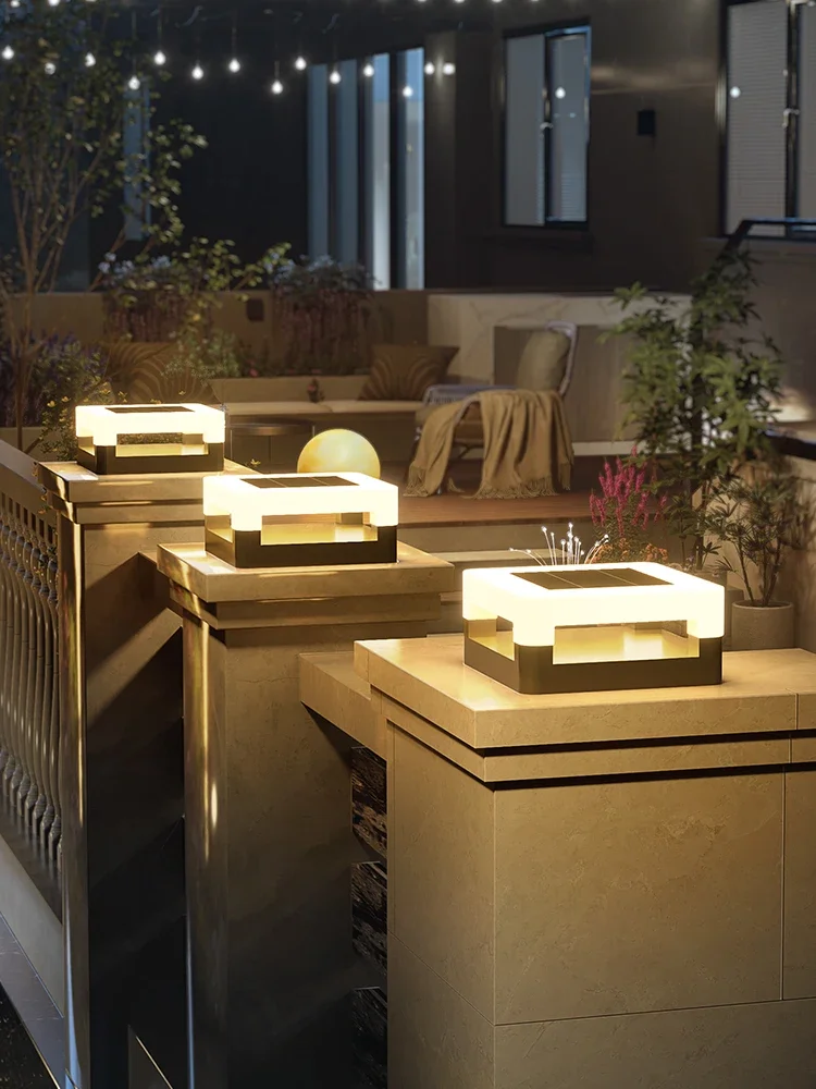 Solar column lamp outdoor waterproof villa door square post lamp country outdoor garden courtyard lamp
Solar column lamp outdoor waterproof villa door square post lamp country outdoor garden courtyard lamp