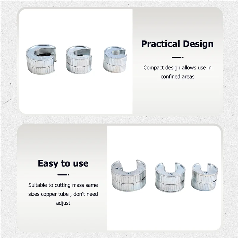 TFORU-3PCS Duty Round Tube Cutter 15Mm/22Mm/28Mm Pipe Cutter Self Locking For Copper Tube Aluminium PVC Plastic Pipe Tube Tool
TFORU-3PCS Duty Round Tube Cutter 15Mm/22Mm/28Mm Pipe Cutter Self Locking For Copper Tube Aluminium PVC Plastic Pipe Tube Tool