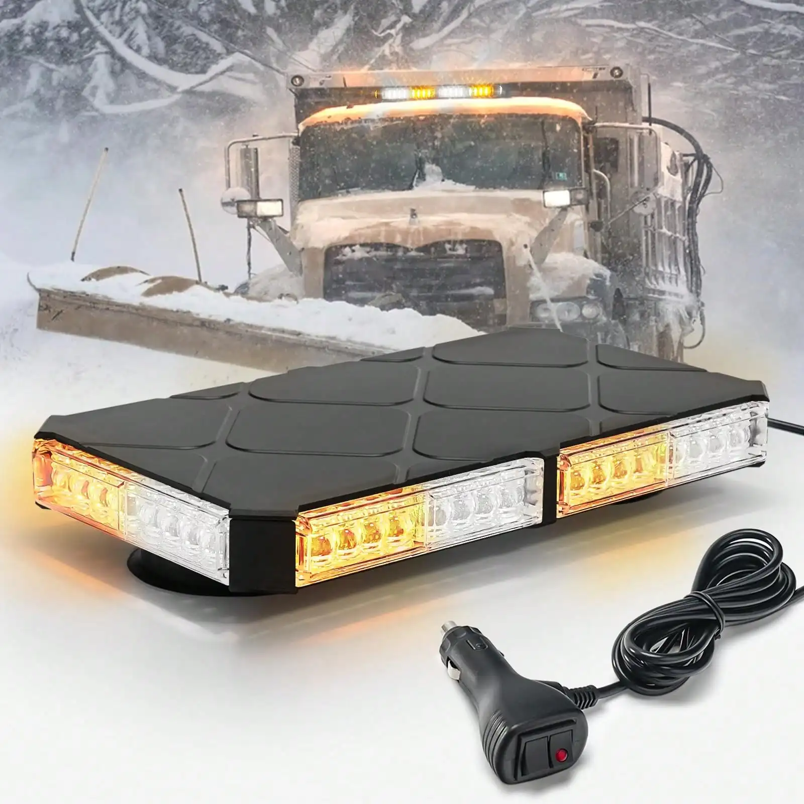 Nilight 48-LED Roof Flashing Warning Light Bar For Construction Vehicles/Commercial Trailers/Postal Security Vehicles/Snow Plows
Nilight 48-LED Roof Flashing Warning Light Bar For Construction Vehicles/Commercial Trailers/Postal Security Vehicles/Snow Plows