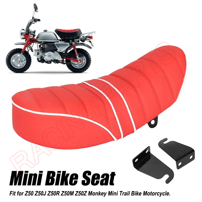 Mini Bike Seat Red Water Resistant Faux Leather With Fixed Bracket For Z50 Z50J Z50R Z50M Z50Z Monkey Trail Bike Motorcycle
Mini Bike Seat Red Water Resistant Faux Leather With Fixed Bracket For Z50 Z50J Z50R Z50M Z50Z Monkey Trail Bike Motorcycle