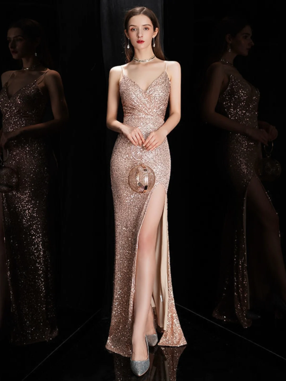 Сексуальное вечернее платье для женщин, без бретелек, с длинной юбкой-русалкой, из полиэстера, однотонное, со средней талией, без рукавов, для вечеринок
Сексуальное вечернее платье для женщин, без бретелек, с длинной юбкой-русалкой, из полиэстера, однотонное, со средней талией, без рукавов, для вечеринок