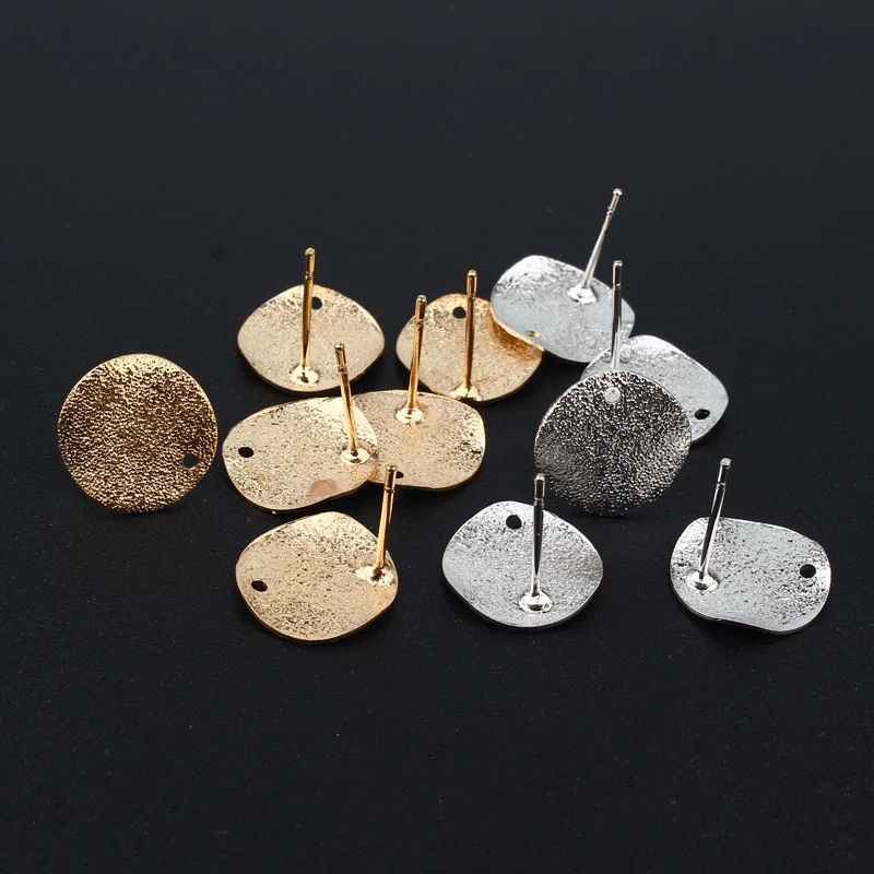 10pcs 12mm Gold Irregular Circle Earring Base Findings Zina Alloy Earrings Make Accessory Eardrop DIY Jewelry Make AC211
10pcs 12mm Gold Irregular Circle Earring Base Findings Zina Alloy Earrings Make Accessory Eardrop DIY Jewelry Make AC211