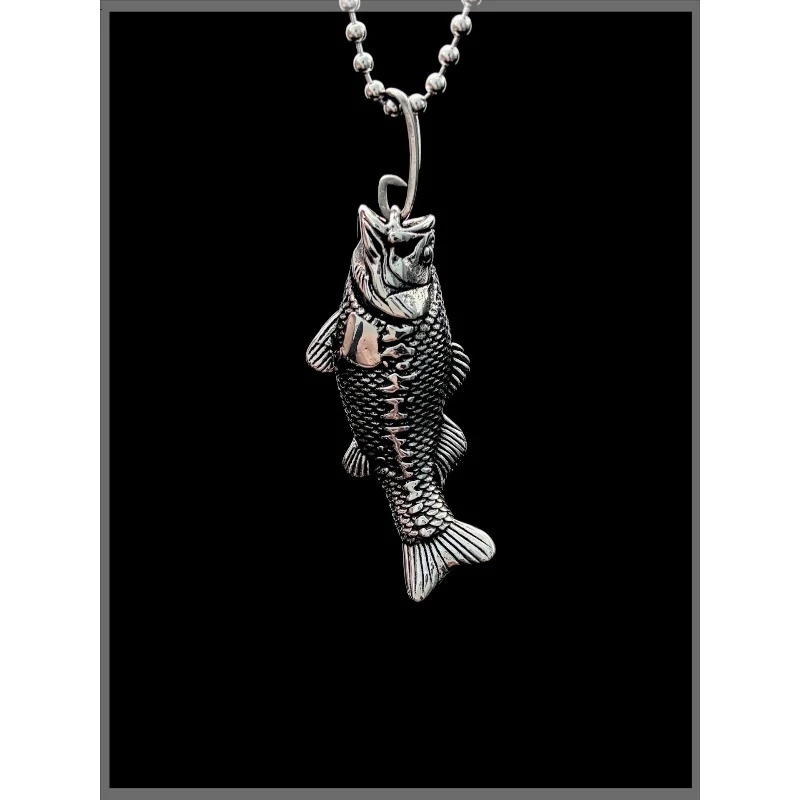 Big Bass" Lucky Pendant Fishing Guy Necklace Versatile Niche Men's Retro Personality Accessories Fashion
Big Bass" Lucky Pendant Fishing Guy Necklace Versatile Niche Men's Retro Personality Accessories Fashion