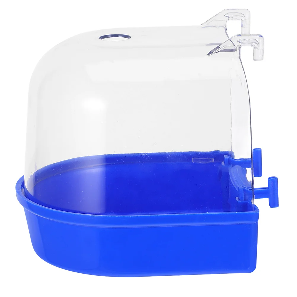 Parrot Bath Basin Durable Plastic Easy Clean Splashproof Design Hanging Bird Bath Cage Accessory for Parakeets Lovebirds 
Parrot Bath Basin Durable Plastic Easy Clean Splashproof Design Hanging Bird Bath Cage Accessory for Parakeets Lovebirds