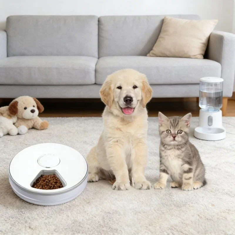24H Automatic Pet Feeder Round 6 Grids 6 Meals Timing Electric Dry Food Dispenser Cats And Dogs Feeder Essential Pet Supplies
24H Automatic Pet Feeder Round 6 Grids 6 Meals Timing Electric Dry Food Dispenser Cats And Dogs Feeder Essential Pet Supplies