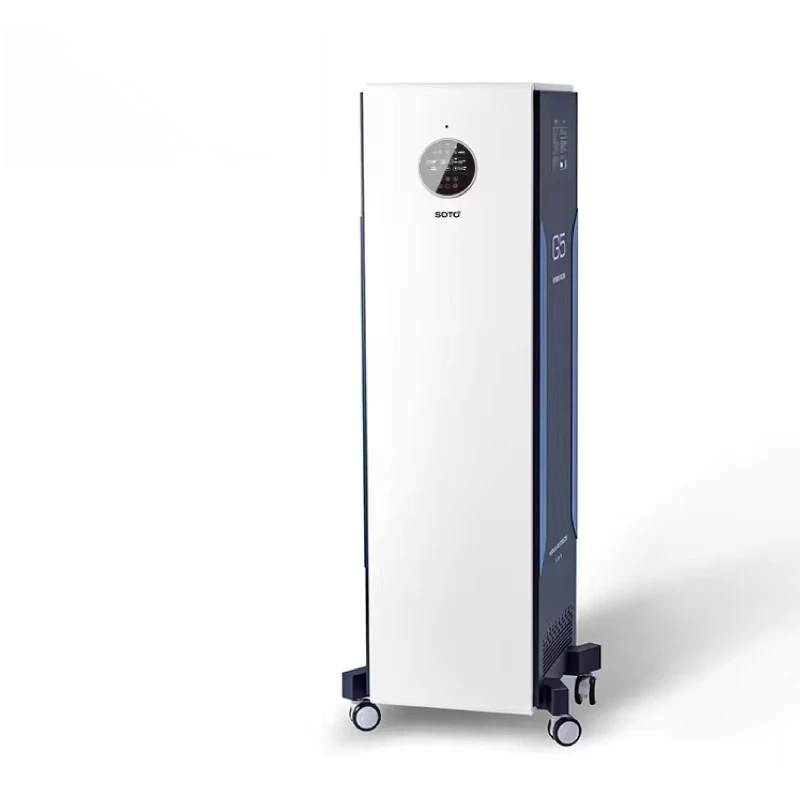 SOTO G5 Floor-standing Commercial Air Purifier Hospital Home With HEPA Filter Carbon Filter Electronic Cell ESP UVC Air Cleaner
SOTO G5 Floor-standing Commercial Air Purifier Hospital Home With HEPA Filter Carbon Filter Electronic Cell ESP UVC Air Cleaner