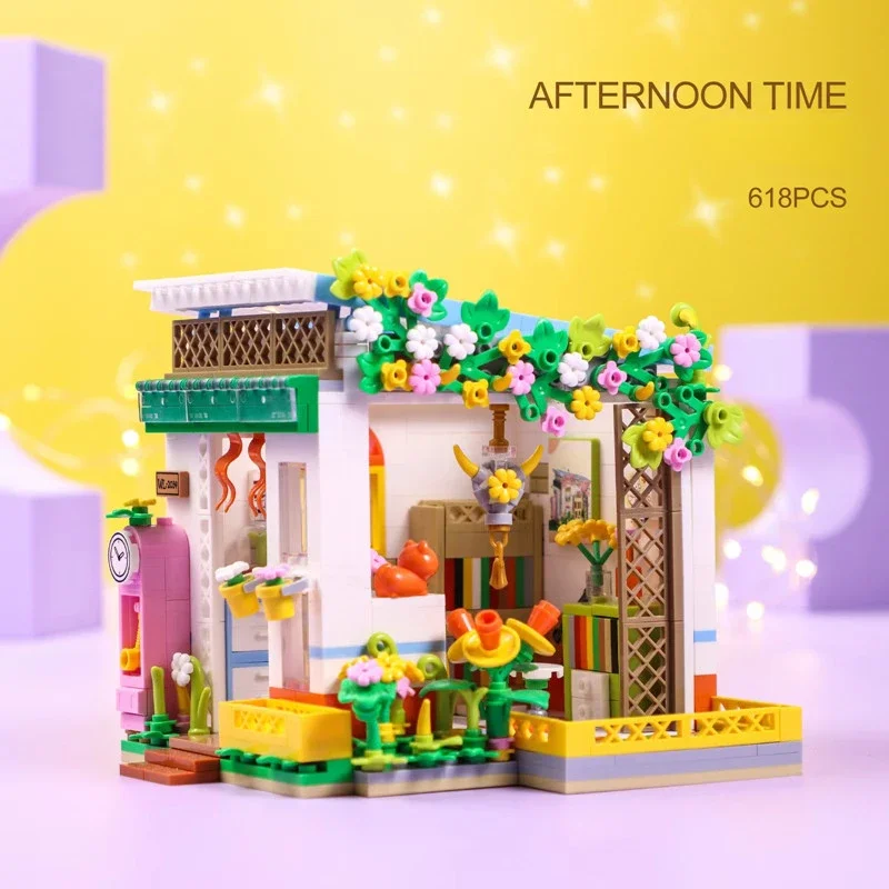 Dessert Shop Painting Room Garden House Girls Building Blocks Play Space Model Mini Play House Assembling Toy Bricks decor Gifts
Dessert Shop Painting Room Garden House Girls Building Blocks Play Space Model Mini Play House Assembling Toy Bricks decor Gifts