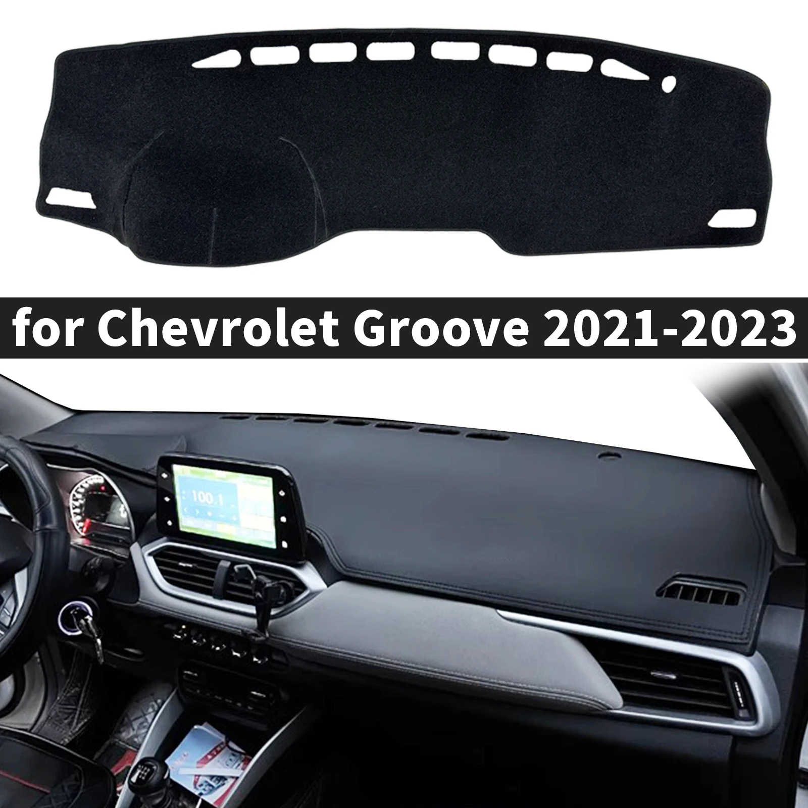 for Chevrolet Groove 2021-2023 Dashboard Pad Sunshade Protective Carpet Dash Mat for Baojun 510 2017-2023 Dashmat Accessories
for Chevrolet Groove 2021-2023 Dashboard Pad Sunshade Protective Carpet Dash Mat for Baojun 510 2017-2023 Dashmat Accessories