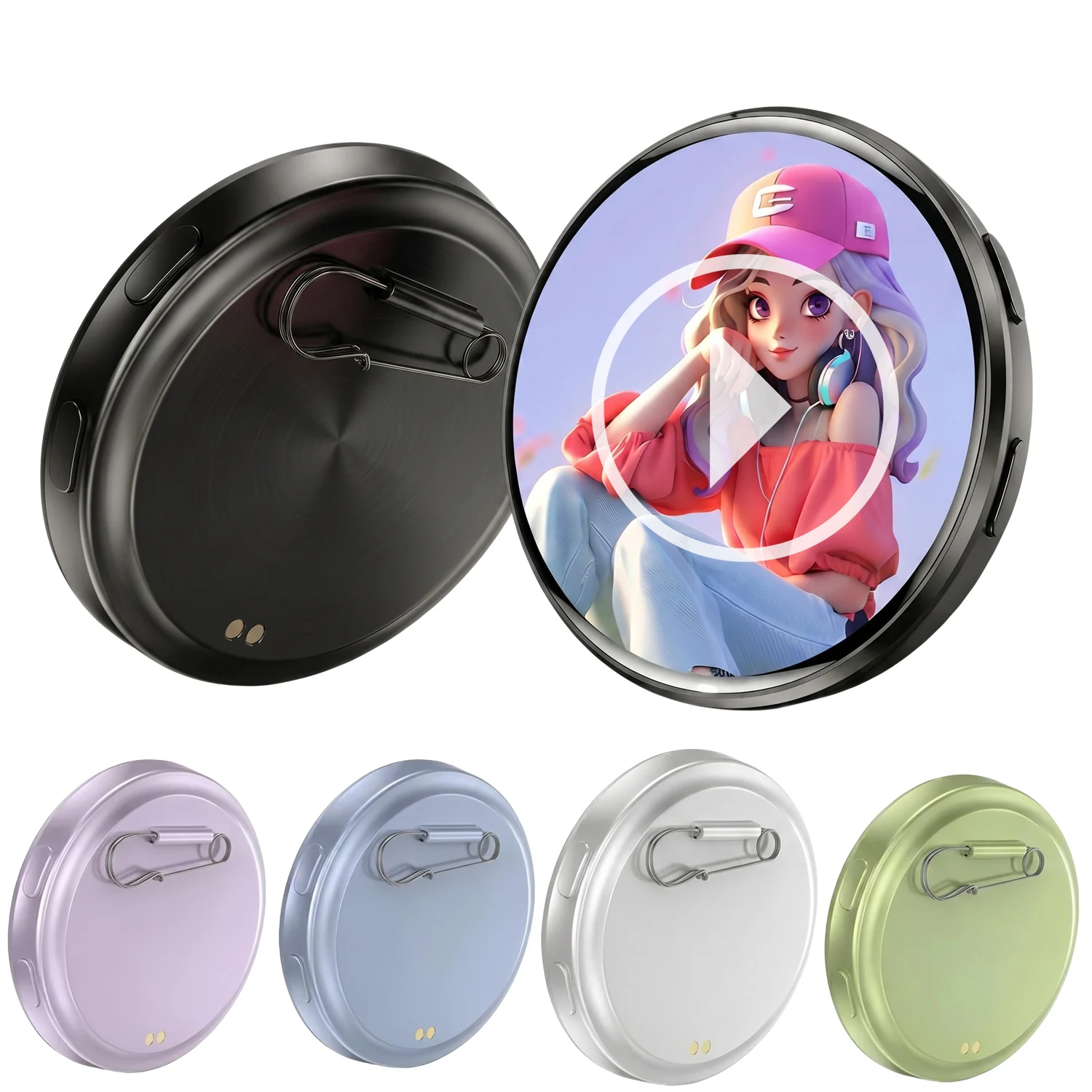 Customizable Electronic Badges Digital LED Animes Pin with Touch Control for Uploading Photos GIFs and Videos Gift
Customizable Electronic Badges Digital LED Animes Pin with Touch Control for Uploading Photos GIFs and Videos Gift