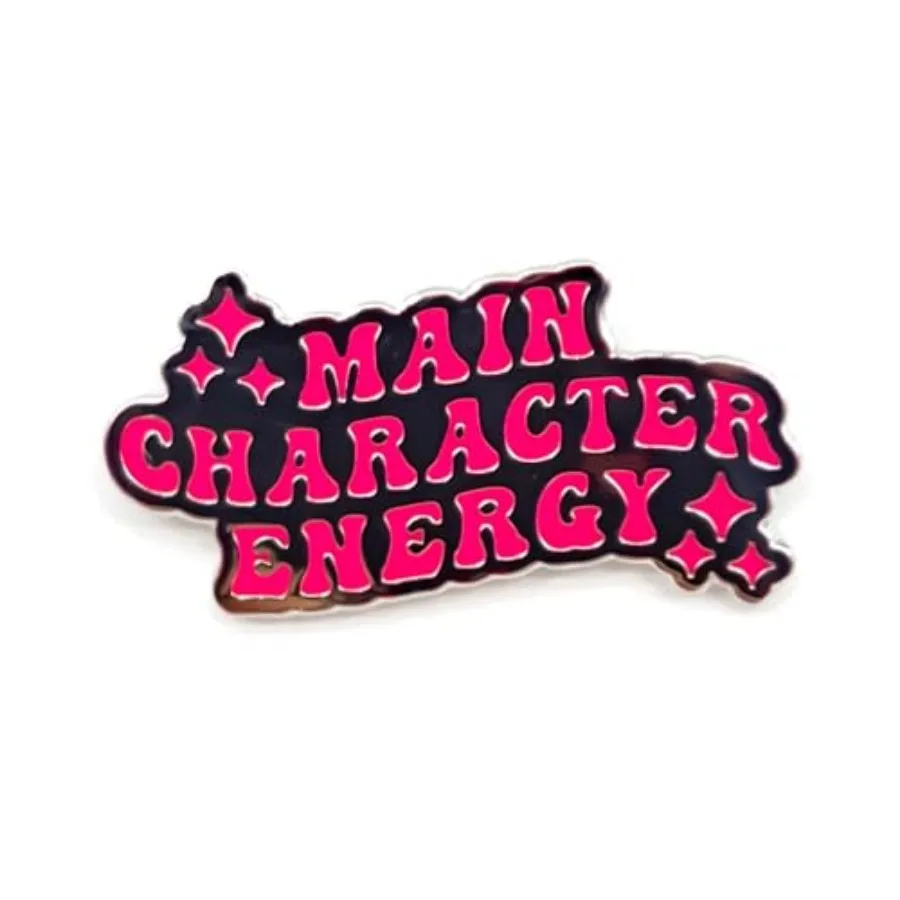 Main Character Energy Pin - Fun Series - Enamel Lapel Pin - Plated Badge for Clothing, Bags, and Lanyards
Main Character Energy Pin - Fun Series - Enamel Lapel Pin - Plated Badge for Clothing, Bags, and Lanyards
