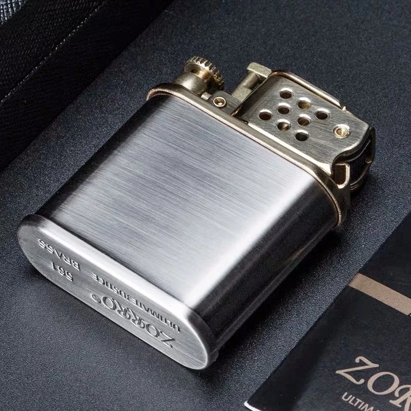 Zorro Metal Grinding Wheel Retro Lighter Unique Brass Vintage Lighter Outdoor Tools Festival Gifts Classic Antique Smoking
Zorro Metal Grinding Wheel Retro Lighter Unique Brass Vintage Lighter Outdoor Tools Festival Gifts Classic Antique Smoking