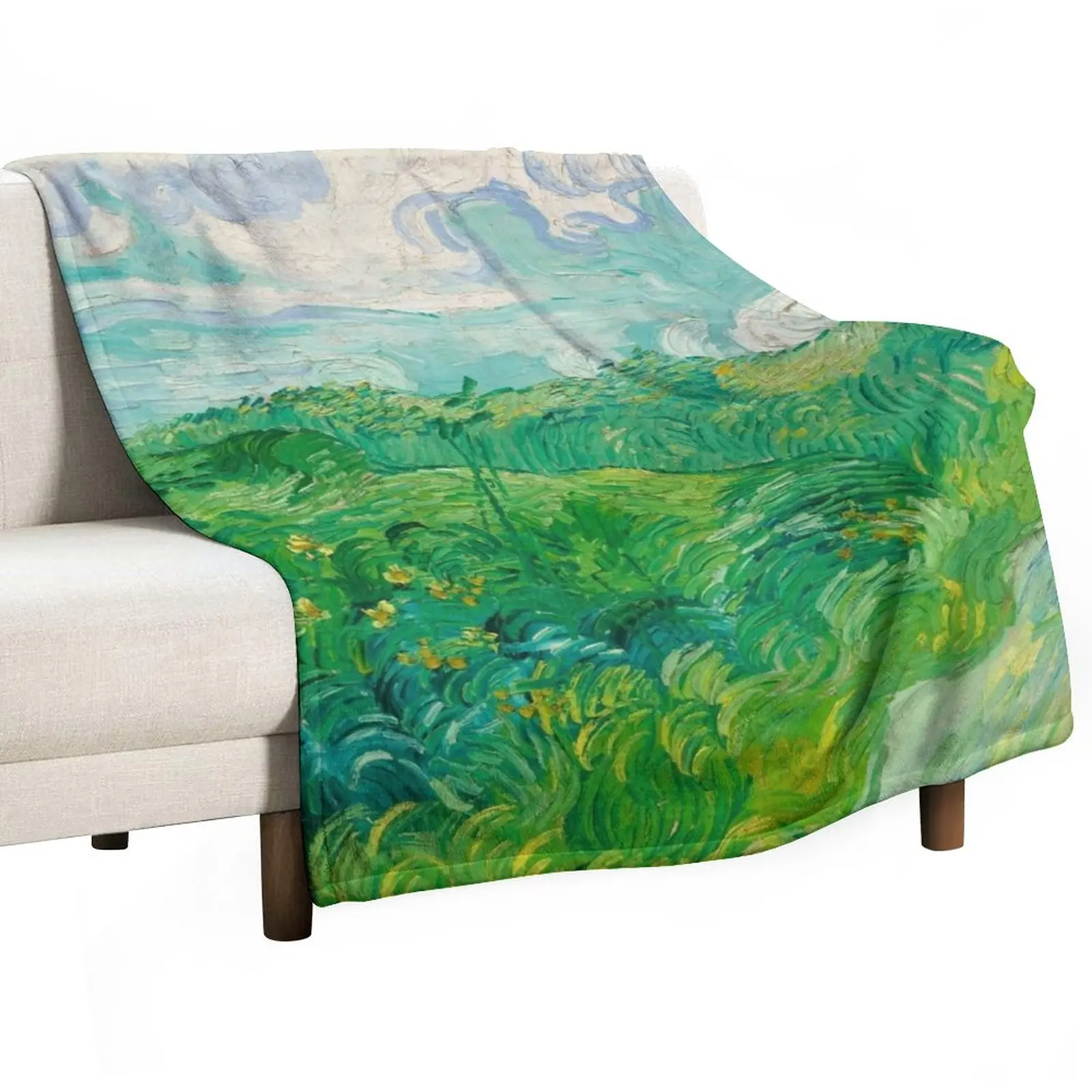 Green Wheat Fields, Auvers, Vincent van Gogh Throw Blanket Furry Blankets Blanket For Baby
Green Wheat Fields, Auvers, Vincent van Gogh Throw Blanket Furry Blankets Blanket For Baby