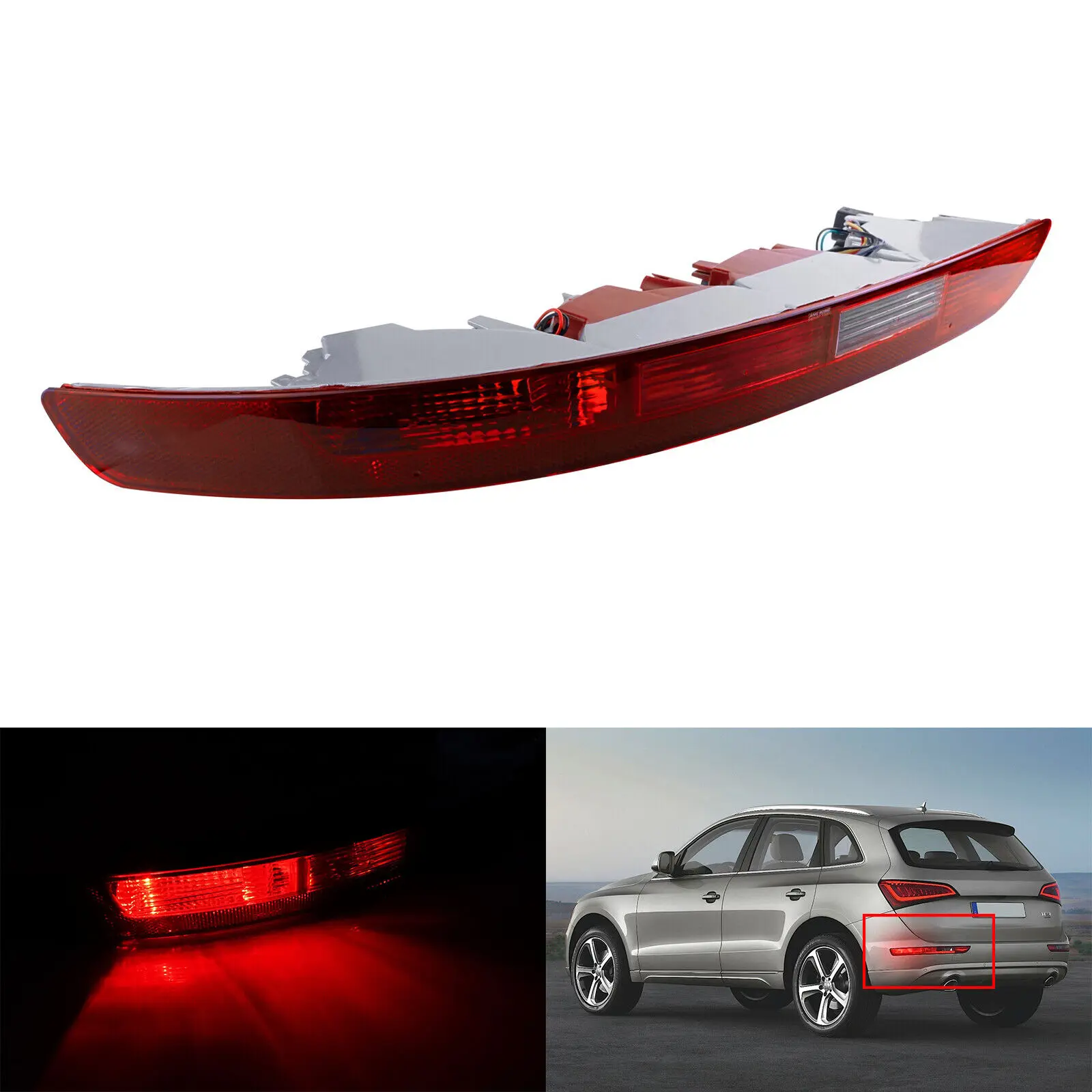 For Audi Q5 8RB 2008-17 Left Rear Bumper Reflector Reverse Tail Brake Fog Light
For Audi Q5 8RB 2008-17 Left Rear Bumper Reflector Reverse Tail Brake Fog Light