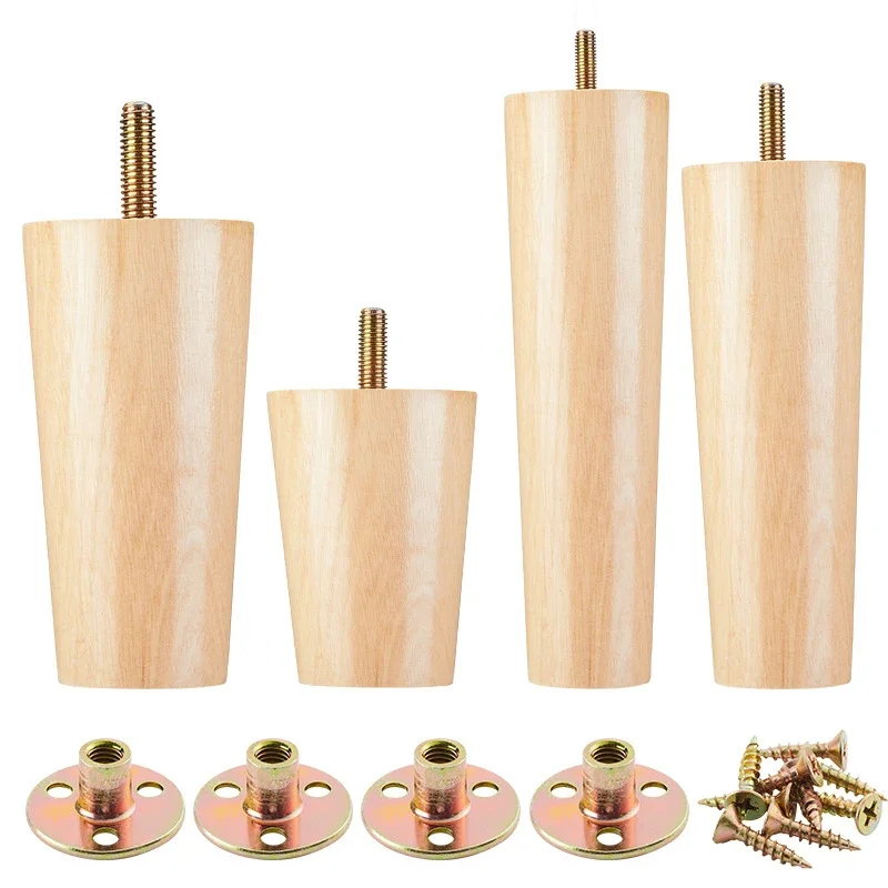Solid Wood Sofa Legs for Furniture Set of 4 Wooden Furniture Legs Support Feet Shoe Cabinet Feet Replacement
Solid Wood Sofa Legs for Furniture Set of 4 Wooden Furniture Legs Support Feet Shoe Cabinet Feet Replacement