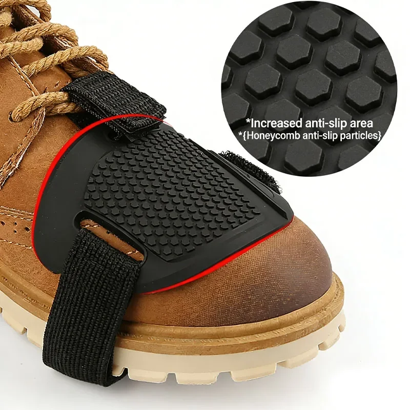 Motorcycle gear shift shoe cover, gear lever protection, anti slip shoes, riding pad, shoe upper pad, gear shift pad
Motorcycle gear shift shoe cover, gear lever protection, anti slip shoes, riding pad, shoe upper pad, gear shift pad